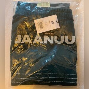 JAANUU neo classic midnight green scrub jogger